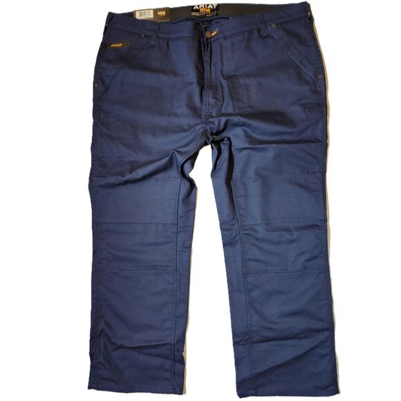 Ariat Rebar Work Pants – Men’s 44x30 Navy low rise bootcut - Picture 1 of 8